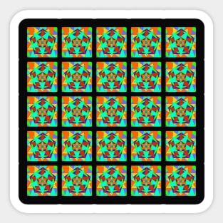 Ekaa wallpaper pattern 19 Sticker